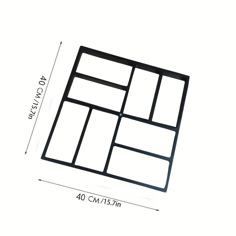 Garden Road Concrete Mold - Brick Stone Road Mold G Model