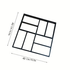Garden Road Concrete Mold - Brick Stone Road Mold G Model