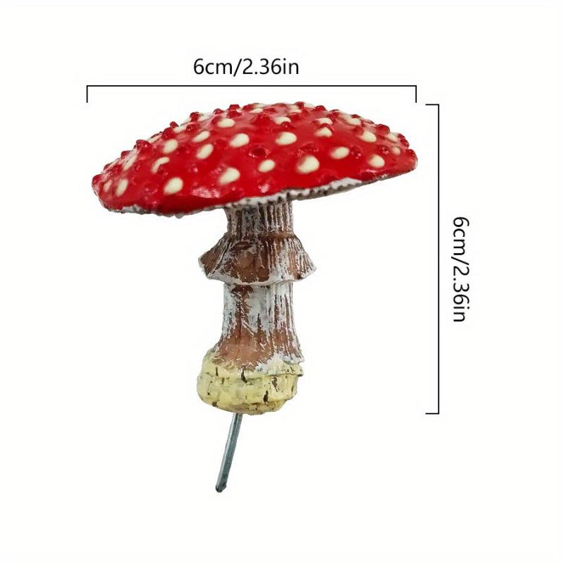 Luminous Red Mushroom Micro Landscape Garden Decoration Ornament
