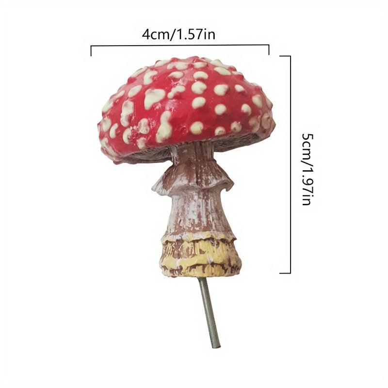 Luminous Red Mushroom Micro Landscape Garden Decoration Ornament