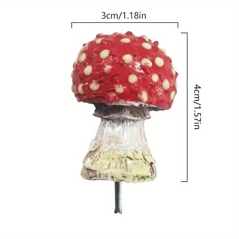 Luminous Red Mushroom Micro Landscape Garden Decoration Ornament