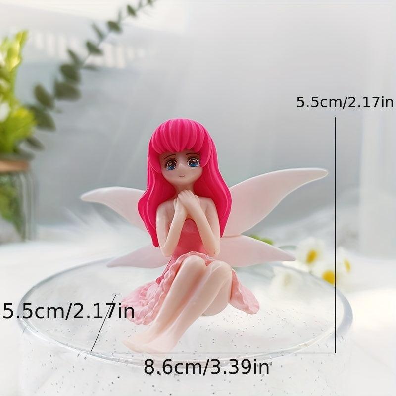 4pcs Resin Fairy Dolls for DIY Fairy Garden Decor