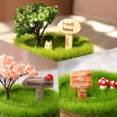 3 Packs English Letter Flower Insert Succulent Potted Decoration