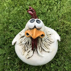 Hen Resin Statue for Outdoor Decor