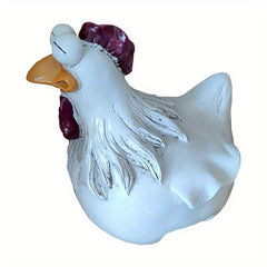 Hen Resin Statue for Outdoor Decor