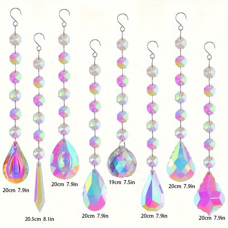 Crystal Suncatcher Window Hanging Rainbow Pendant Decor