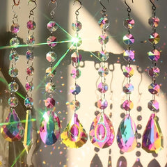 Crystal Suncatcher Window Hanging Rainbow Pendant Decor