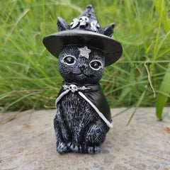 Magic Cat Statue Decor Resin Craft Home Decoration