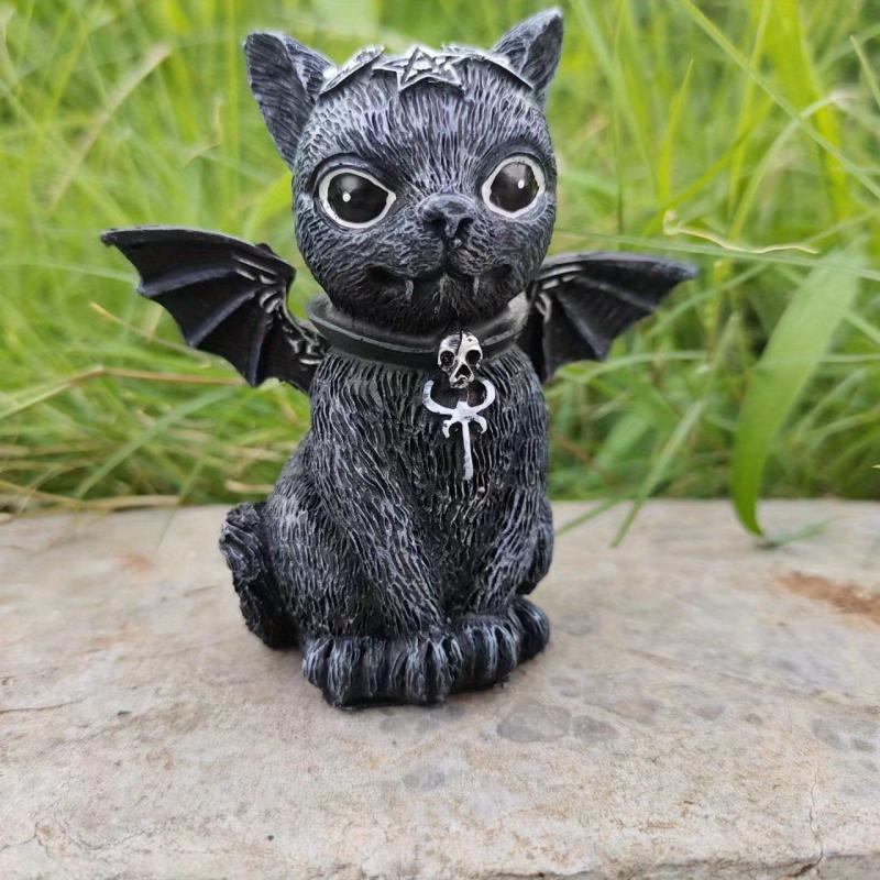 Magic Cat Statue Decor Resin Craft Home Decoration
