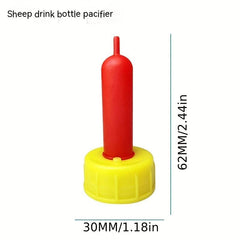 Animal Rubber Pacifier Nipples for Sheep Goat Pup Dog
