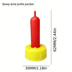 Animal Rubber Pacifier Nipples for Sheep Goat Pup Dog