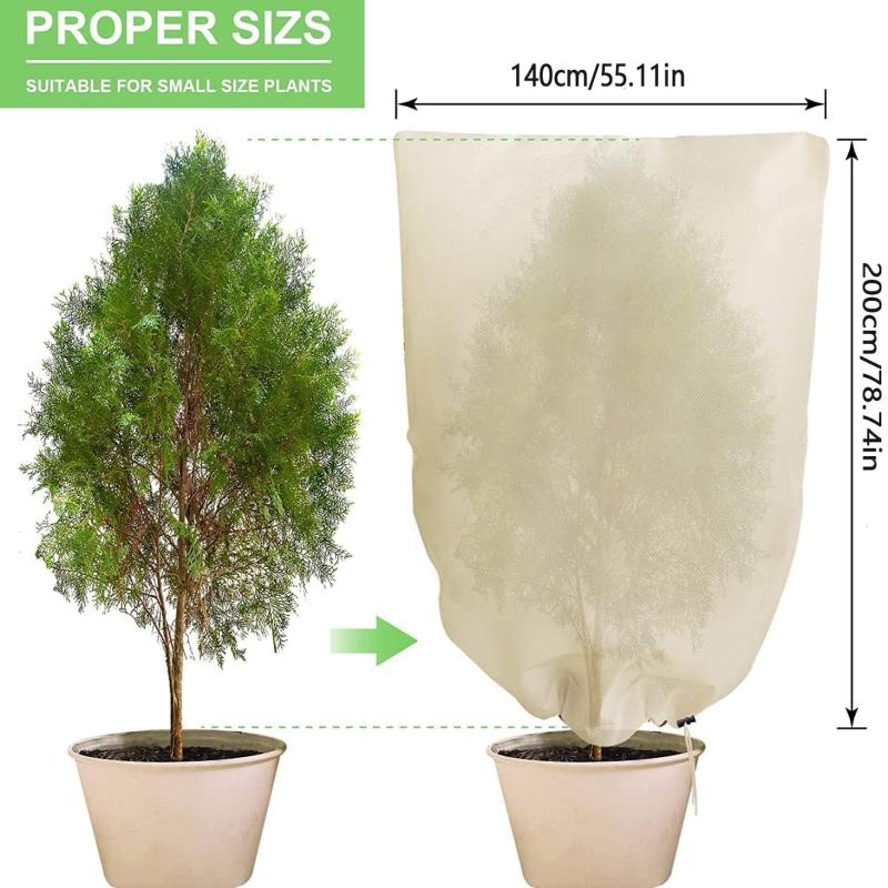 Plant Fleece Frost Protection Jackets - Winter Garden Cover Bag