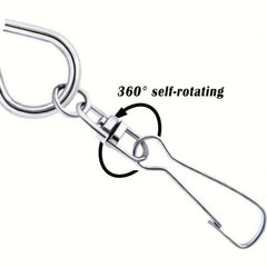 10pcs Double Rotating Windsock Bell Hanging Hooks