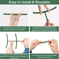 Plant Support Cage Garden Ring Stake For Tomato Climbing P