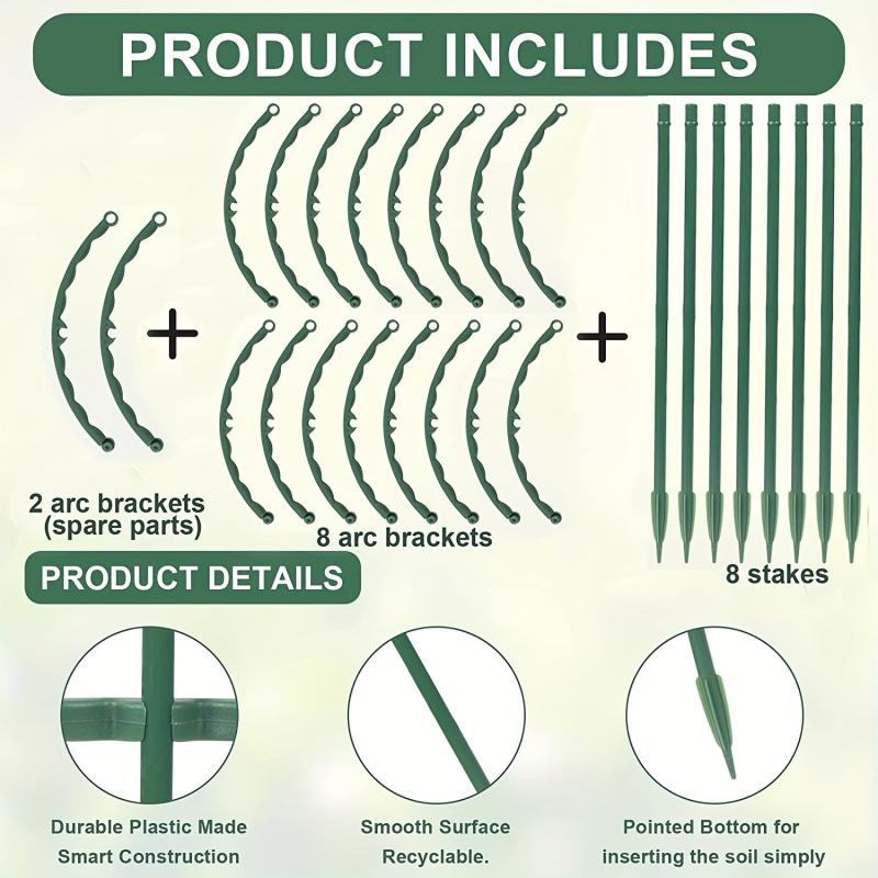 Plant Support Cage Garden Ring Stake For Tomato Climbing P