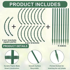 Plant Support Cage Garden Ring Stake For Tomato Climbing P
