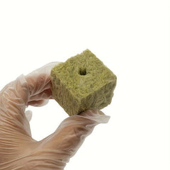200 Mini Rock Wool Cubes 25x25x25mm for Plant Propagation & Soilless Culture