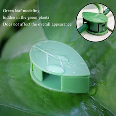 20pcs Invisible Plant Climbing Wall Fixture Vine Bracket Leaf Shape Fixed Buckle