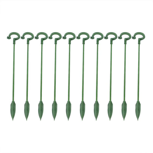 10pcs Flower Plant Support Rods for Home Gardening & Living Room Decor
