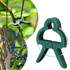 20pcs Plant Climbing Wall Fixer Leaf Type Vine Buckle Hook Rattan Clamp Fixator