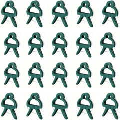 20pcs Plant Climbing Wall Fixer Leaf Type Vine Buckle Hook Rattan Clamp Fixator