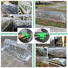 10pcs Greenhouse Film Clamps for Plant Stakes