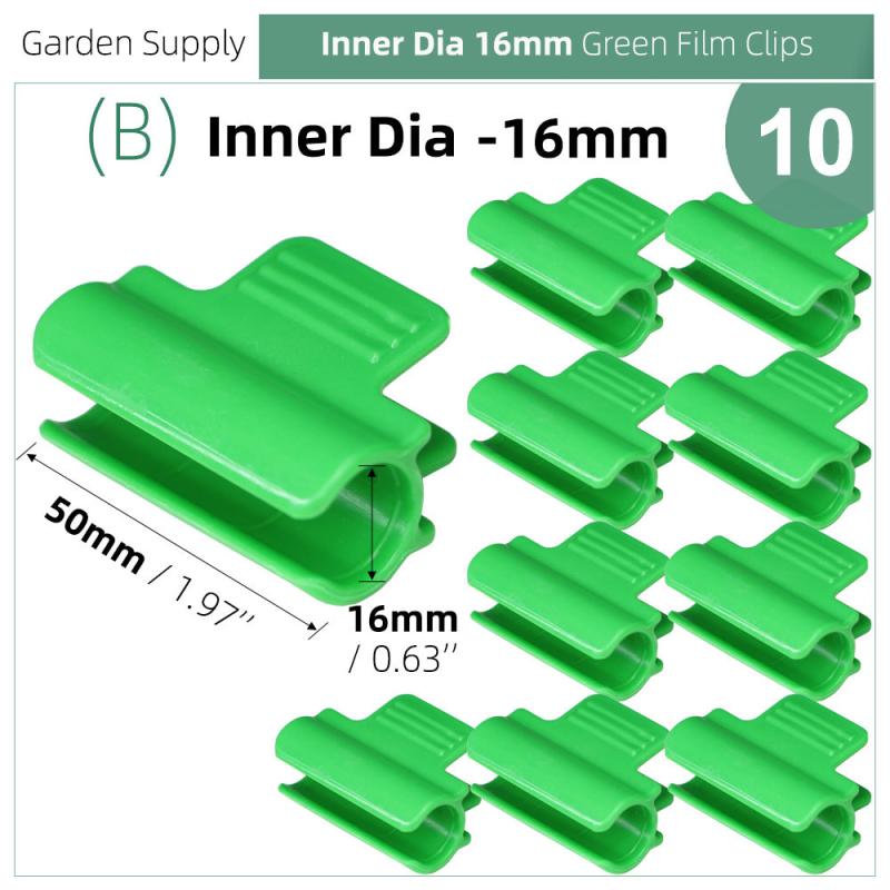 10pcs Greenhouse Film Clamps for Plant Stakes