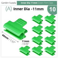 10pcs Greenhouse Film Clamps for Plant Stakes
