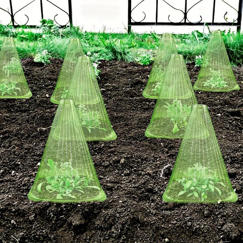 10 Packs Garden Cloches- Plant Covers Protects Plants from Birds and Frost
