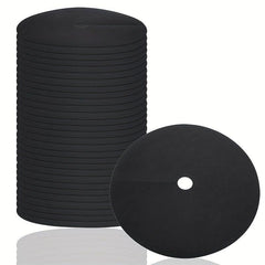 20pcs Non Woven Tree Protection Pads Weed Control Rings