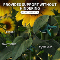 20pcs Reusable Plant Fixed Clips for Supporting Vines & Flowers