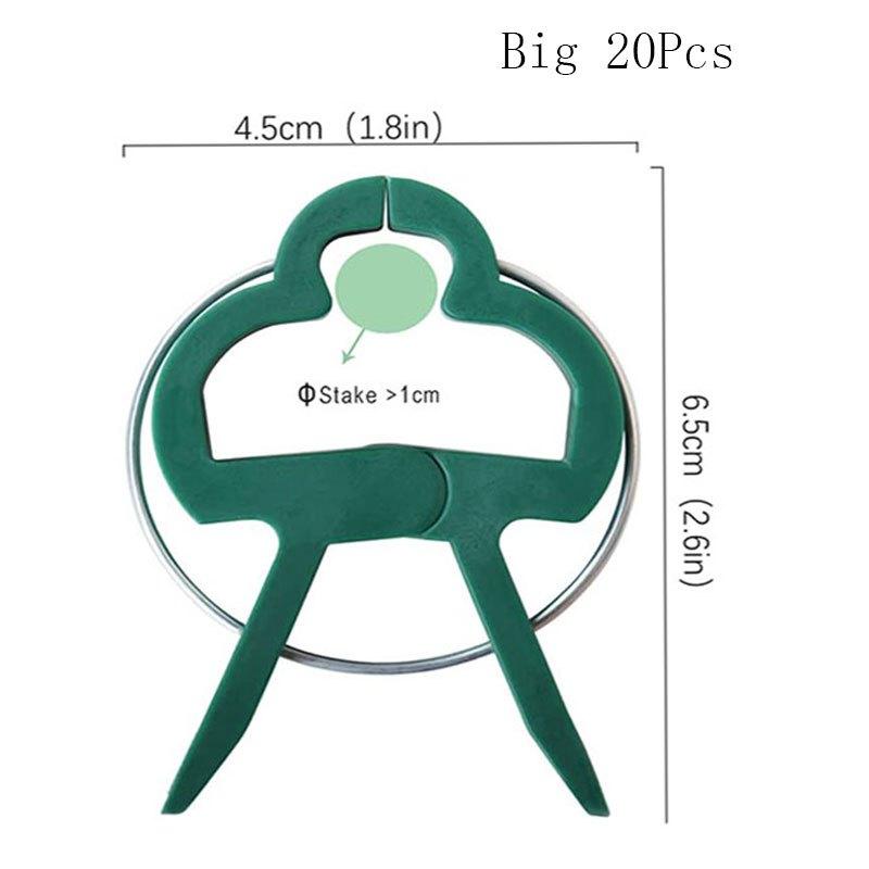 20pcs Reusable Plant Fixed Clips for Supporting Vines & Flowers