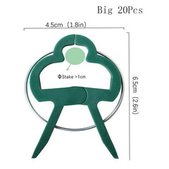20pcs Reusable Plant Fixed Clips for Supporting Vines & Flowers