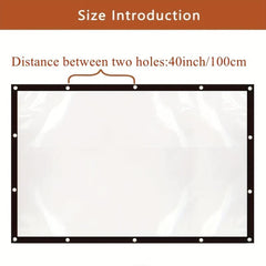 Clear Waterproof Tarpaulin Transparent Tarp Cover PE Film with Grommets