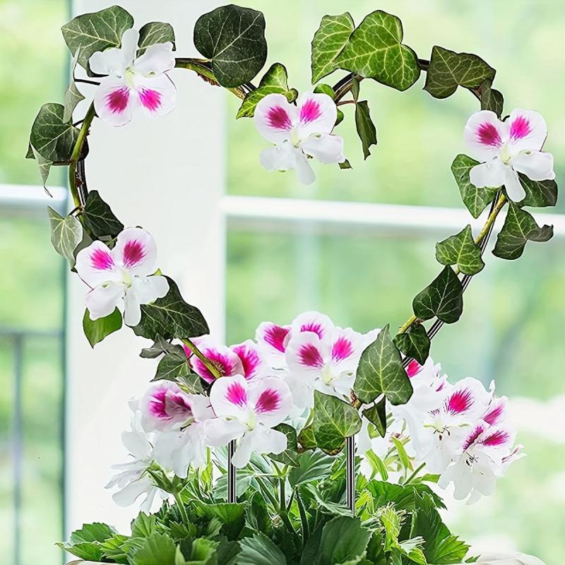Heart Shaped Plant Support Stake for Garden Balcony - Flower Planting