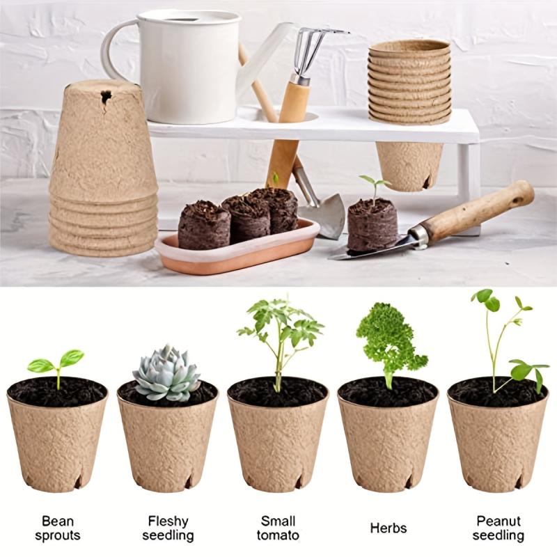 Biodegradable Plant Starter Pot 8.0x8.0 cm