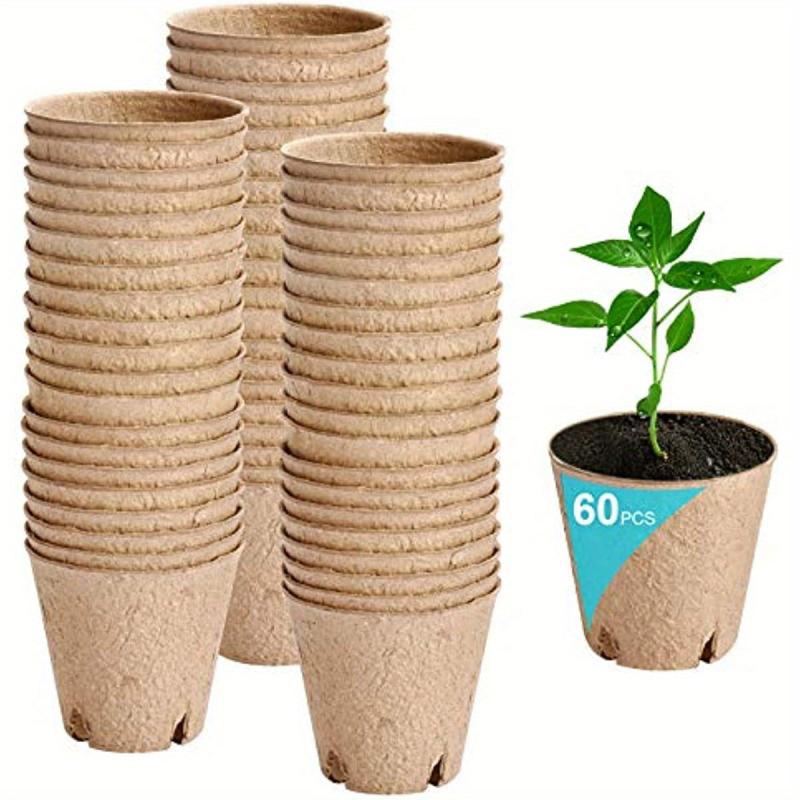 Biodegradable Plant Starter Pot 8.0x8.0 cm