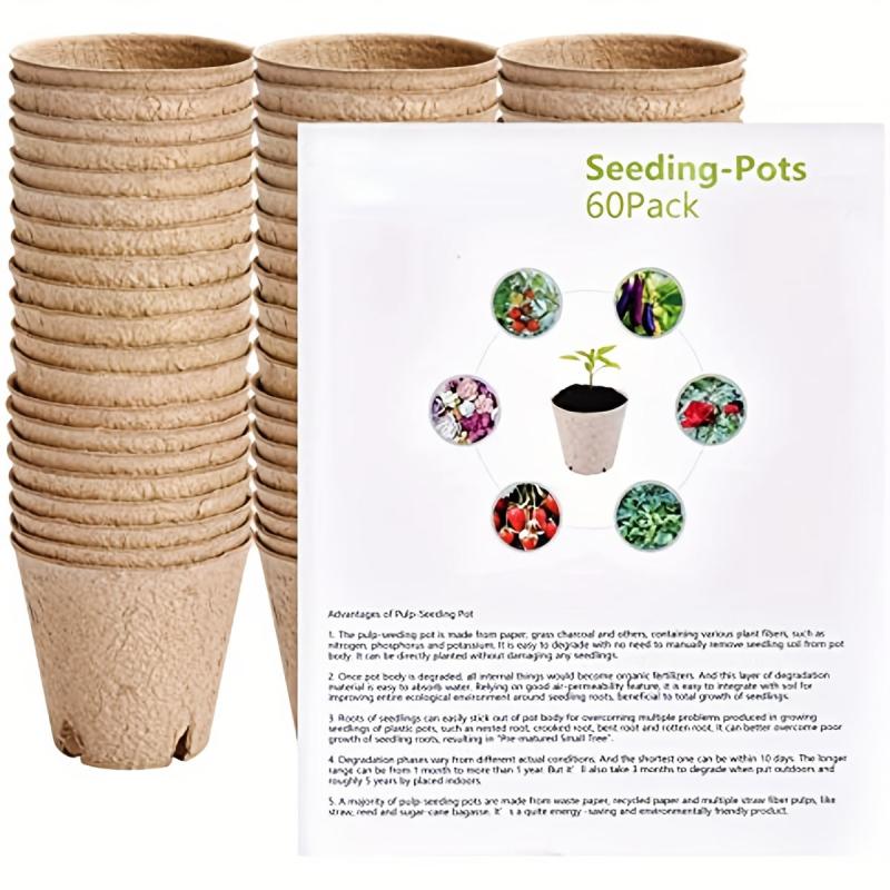 Biodegradable Plant Starter Pot 8.0x8.0 cm