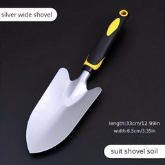 1pc Garden Trowel Hand Shovel 2 Piece Cast Aluminum Heavy Duty