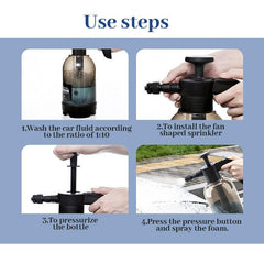 Foam Sprayer Car Wash Hand held Foam Watering Can Air Pressure Sprayer