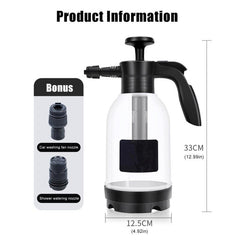 Foam Sprayer Car Wash Hand held Foam Watering Can Air Pressure Sprayer