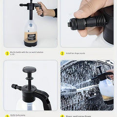 Foam Sprayer Car Wash Hand held Foam Watering Can Air Pressure Sprayer