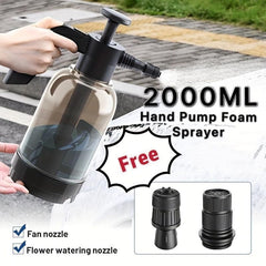 Foam Sprayer Car Wash Hand held Foam Watering Can Air Pressure Sprayer