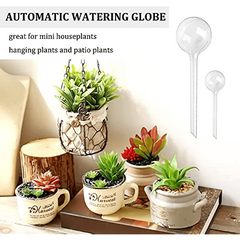10pcs Clear Plant Watering Globes Self Watering Bulbs Flower Automatic Watering