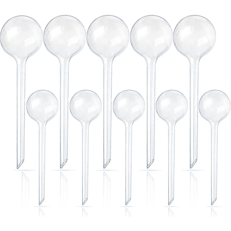 10pcs Clear Plant Watering Globes Self Watering Bulbs Flower Automatic Watering