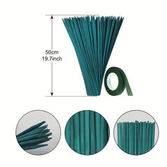10pcs Bamboo Garden Stakes Plant Support Stick Orchid Rod Plant Sticks