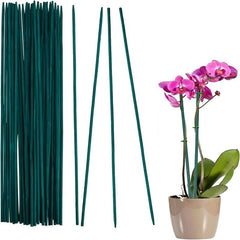 10pcs Bamboo Garden Stakes Plant Support Stick Orchid Rod Plant Sticks