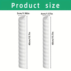 2pcs Plastic Spiral Tree Guard Protect Trees from Deer Rabbits Cats Rodents Mowe