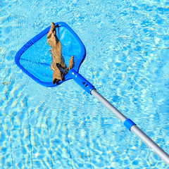 1pc Pool Skimmer Net 3 Section Pole Telescopic Aluminum Ultra fine For Ponds