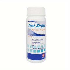 50pcs Pool Test Strips 6-in-1 or 3-in-1 Kit for Spa & Pool Water Testing